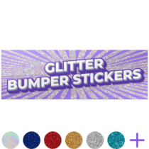 Glitter Bumper Stickers Thumb