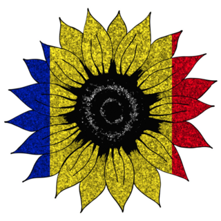 Glitter Chad Sunflower Sticker