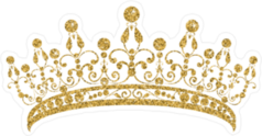 Glittering Diadem Sticker