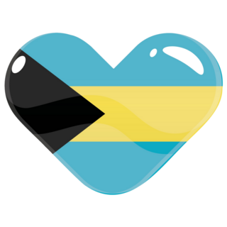 Gloss Bahama Heart Sticker