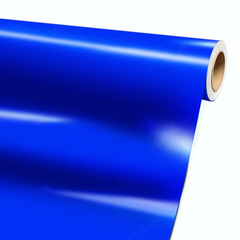 Gloss Blue Fire Car Wrap Vinyl