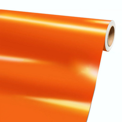 Gloss Bright Orange Car Wrap Vinyl