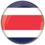 Glossy Costa Rica Flag Sticker