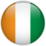 Glossy Ireland Flag Button Sticker