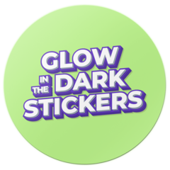 Glow In The Dark Printed Stickers Thumbnail - New