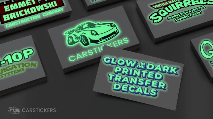 Glow Printed Transfer Decal Stacks