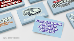 Glow Printed Transfer Decal Stacks