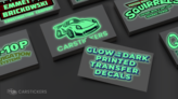 Glow Printed Transfer Decal Stacks