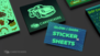 Glow Sticker Sheet Stacks