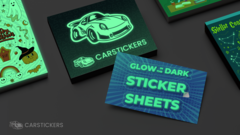 Glow Sticker Sheet Stacks