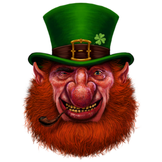 Gnarly Leprechaun Head