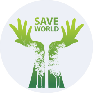 Go Green And Save The World Sticker