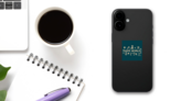 Go Green Save The World Sticker on a Phone (New) example
