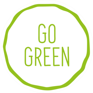 Go Green Simple Sticker