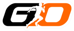 GO Running Marathon Logo Sticker