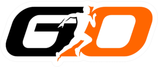 GO Running Marathon Logo Sticker