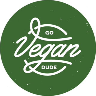 Go Vegan Dude Sticker