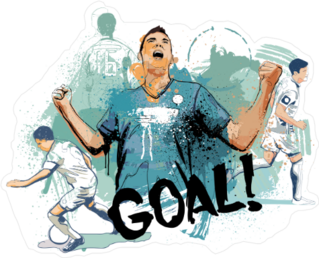 Goal Soccer Sticker