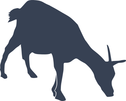 Goat Grazing Sticker