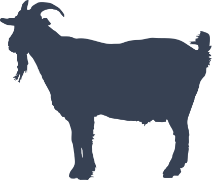 Goat Silhouette Sticker