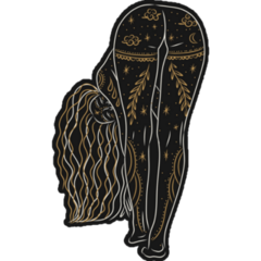 Goddess Of Female Power Celestial Sticker