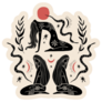 Goddess Of Snakes Celestial Energy Sticker