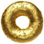 Gold Donut Sticker
