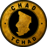 Gold Emblem Of Chad Sticker