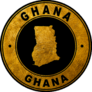 Gold Emblem Of Ghana Sticker