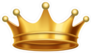 Gold King Crown Sticker