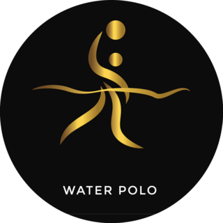 Gold Water Polo Sticker