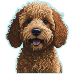 Golden Doodle Sticker