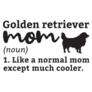Golden Retriever Mom Sticker