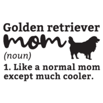 Golden Retriever Mom Sticker