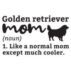 Golden Retriever Mom Sticker