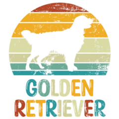 Golden Retriever Retro Sticker