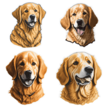 Golden Retriever Sticker Sheet
