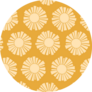 Golden Sunshine Pattern Sticker