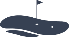 Golf Ball Close To Hole Sticker