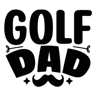 Golf Dad, Fathers Day Sticker