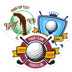 Golf Fundraiser Stickers