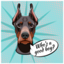 Good Boy Doberman Sticker