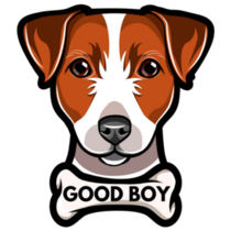 Good Boy Terrier Sticker