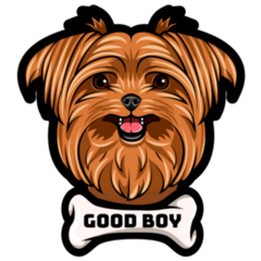 Good Boy Yorkshire Sticker