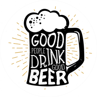 Good People Drink Good Beer Sticker