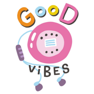 Good, Vibes 90s Style Lettering Sticker