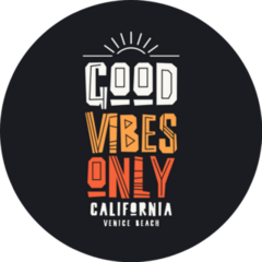 Good Vibes Only. California, Venice Beach Sticker