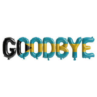 Goodbye Bahamas Sticker