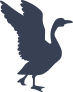 Goose Landing Sticker