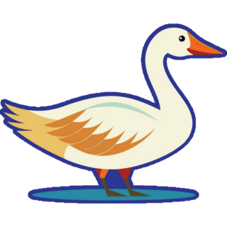 Goose Modern Sticker